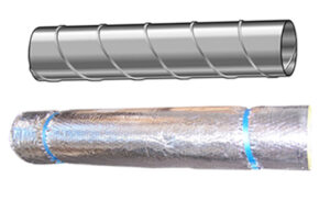 Spiro Duct Wrapped 25mm 100dia Galv26 2.95m BEBE SGDW1030 Duct Rigid Tube 1 - NZ DEPOT