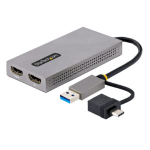 StarTech 107B-USB-HDMI USB to Dual HDMI Adapter 4K30Hz + 1080p - NZ DEPOT