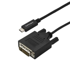 StarTech CDP2DVI3MBNL 2m / 6.6 ft USB-C to DVI Cable - USB Type-C Video Adapter Cable - 1920 x 1200 - Black - NZ DEPOT
