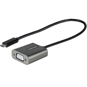 StarTech CDP2VGAEC USB C TO VGA ADAPTER 1080P - 12IN CABLE - NZ DEPOT