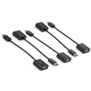 StarTech DP2VGA3X5 5-Pack DisplayPort to VGA Adapter - DisplayPort 1.2 to VGA Active Adapter - Digital DP to Analog VGA Video Converter Dongle - DisplayPort Male to VGA Female Monitor Adapter - NZ DEPOT