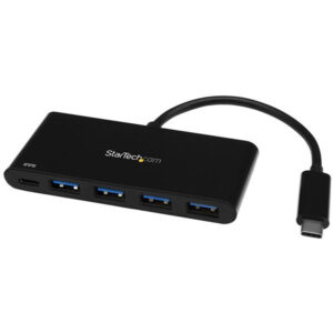 StarTech HB30C4AFPD 4 Port USB C Hub with 4 USB Type A Ports USB 3.0 SuperSpeed 5Gbps 60W Power Delivery Passthrough Charging USB 3.1 Gen 1USB 3.2 Gen 1 Laptop Hub Adapter MacBook Dell NZDEPOT - NZ DEPOT
