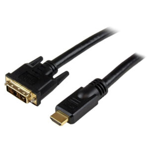 StarTech HDDVIMM15M 15m HDMI to DVI-D Cable - M/M - 15m DVI-D to HDMI - DVI-D to HDMI - HDMI to DVIConverters(HDDVIMM15M) - NZ DEPOT