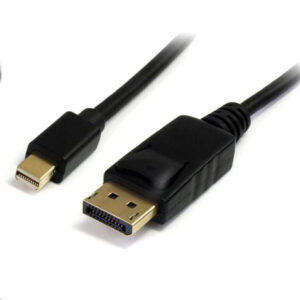 StarTech MDP2DPMM3 1m (3ft) Mini DisplayPort to DisplayPort 1.2 Cable - 4K x 2K UHD Mini DisplayPort to DisplayPort Adapter Cable - Mini DP to DP Cable for Monitor - mDP to DP Converter Cord - NZ DEPOT
