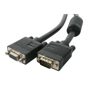 StarTech MXTHQ10M 10m Coax High Resolution Monitor VGA Video Extension Cable - HD15 M/F - 10 m VGA Extension Cable - NZ DEPOT