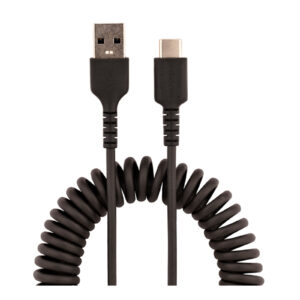 Coiled Heavy Duty Fast Charge & Sync USB-C Cable