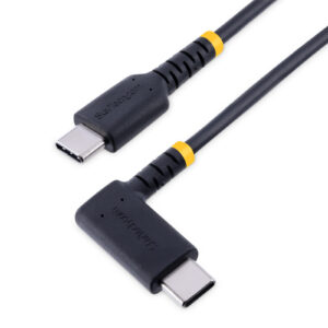 StarTech R2CCR 30C USB CABLE 1ft USB C Charging Cable Angled 60W PD NZDEPOT - NZ DEPOT