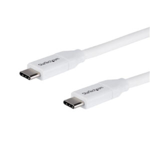 StarTech USB2C5C2MW Cable USB C w 5A PD USB 2.0 2m 6ft NZDEPOT - NZ DEPOT