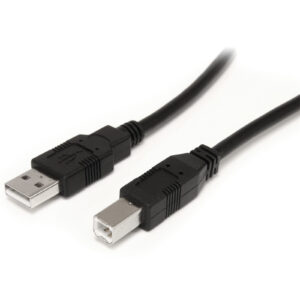 StarTech USB2HAB30AC Active USB2.0 A to B Cable - M/M - 9m 30ft - NZ DEPOT