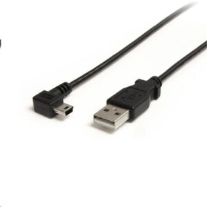 StarTech USB2HABM3RA 3 ft USB to Right Angle Mini USB Cable - NZ DEPOT