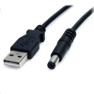 StarTech USB2TYPEM2M 2m USB to 5.5mm Type M Barrel Cable Power your 5V DC devices from your computer through a USB port - NZ DEPOT
