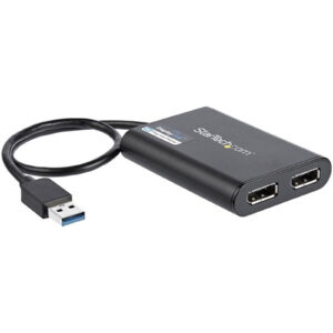 StarTech USB32DP24K60 Adapter USB to Dual DisplayPort 4K 60Hz - NZ DEPOT