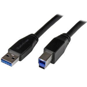 StarTech USB3SAB5M 15ft Active USB 3.0 USB-A to USB-B Cable - NZ DEPOT