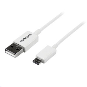 StarTech USBPAUB50CMW 0.5m White Micro USB Cable A to Micro B > PC Peripherals & Accessories > Cables > USB Cables - NZ DEPOT