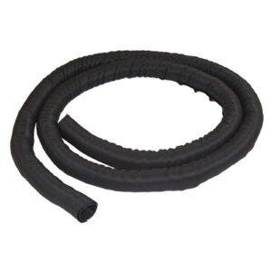 StarTech WKSTNCM2 4.6m 15 Cable Management Sleeve Flexible Coiled Cable Wrap 1.0 1.5 dia. Expandable Sleeve Polyester Cord ManagerProtectorConcealer Black Trimmable Cable Organizer NZDEPOT - NZ DEPOT