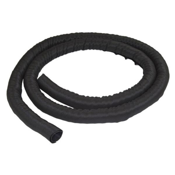 StarTech WKSTNCM2 4.6m (15') Cable Management Sleeve - Flexible Coiled Cable Wrap - 1.0-1.5" dia. Expandable Sleeve - Polyester Cord Manager/Protector/Concealer - Black Trimmable Cable Organizer - NZ DEPOT