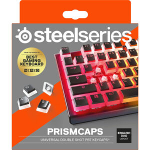 Steelseries PrismCaps Universal Double Shot Pudding Keycaps - Black - NZ DEPOT