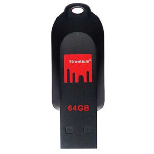 Strontium SR64GRDPOLLEX 64GB POLLEX USB2.0 Black Red NZDEPOT - NZ DEPOT
