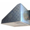TD LightWeight Grille Box 595x595 Tx - Specify Spigot dia - GBTDLW595 - Grilles - Swirl Diffusers
