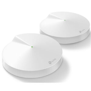 TP Link Deco M5 Whole Home Mesh Wi Fi System 2 Pack MU MIMO Dual Band AC1300 Bluetooth 2 x Gigabit LAN Ports TP Link HomeCare include Antivirus Parental Controls and QoS Powered by Trend Micro NZDEPOT - NZ DEPOT
