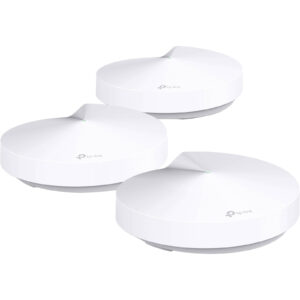 TP Link Deco M5 Whole Home Mesh Wi Fi System 3 Pack MU MIMO Dual Band AC1300 Bluetooth 2 x Gigabit LAN Ports TP Link HomeCare include Antivirus Parental Controls and QoS Powered by Trend Micro NZDEPOT - NZ DEPOT