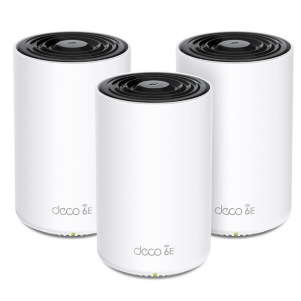 TP-Link Deco XE75 Tri-Band AXE5400 Wi-Fi 6E Whole-Home Mesh System - 3 Pack