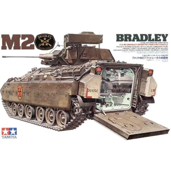 Tamiya Military Miniature Series No.132 - 1/35 - U.S. M2 Bradley Infantry Fighting Vehicle - NZ DEPOT