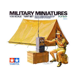 Tamiya Military Miniature Series No.174 135 Tent Set with Communication Soldier Figure NZDEPOT - NZ DEPOT