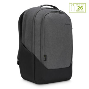 Targus Cypress EcoSmart 15.6 Hero Backpack Grey Made from recycled water bottles this pack delivers practical protection in an eco conscious design. NZDEPOT - NZ DEPOT