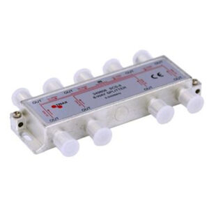 Triax 349808 RF 8-Way Splitter 5-2400MHz - All ports power pass - diode steered - NZ DEPOT