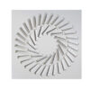 TwisterCeilingSwirlDiffuser600x600 32adj,16fixedblade 48slot - TWSA648 - Grilles - Swirl Diffusers