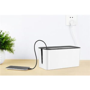 UGREEN LP110-278 Cable Management Box Cord Organizer Storage Box - Top Size 27.8 x12.8 cm - Bottom Size 26.7 x 11.7 cm Height 13 cm > PC Peripherals & Accessories > Cables > Cable Management - NZ DEPOT