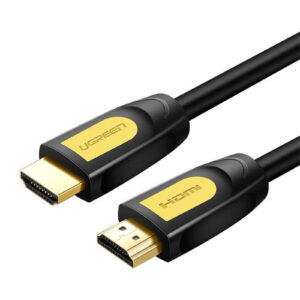 UGREEN UG-10130 HDMI Round Cable 3m (Yellow/Black) - NZ DEPOT