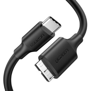 UGREEN UG-20103 USB-C to Micro B Cable M/M 1m (Black) - NZ DEPOT