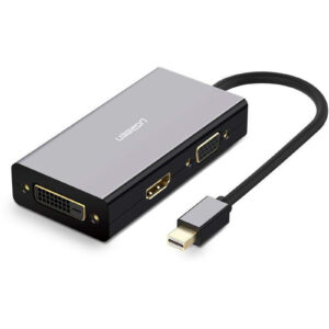 UGREEN UG-20418 Mini DP to HDMI/VGA/DVI Converter (Black) - NZ DEPOT