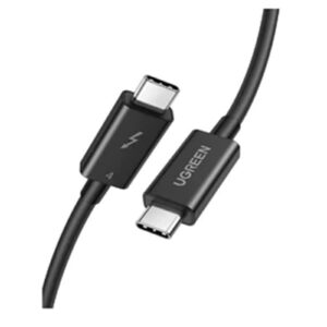 UGREEN UG-30389 USB-C to USB-C Thunderbolt 4 Cable 0.8m (Black) - NZ DEPOT