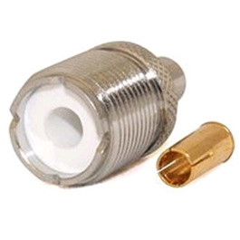 UHF Female CRIMP Connector for LMR195/RG58 - NZ DEPOT