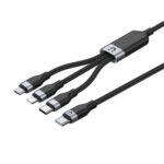 Unitek C14101BK-1.5M 1.5m 20W 3in1 USB-C Data & Charge Cable with USB-C