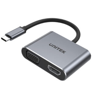 Unitek D1049A 4-in-1 USB Mulit-Port Hub with USB-C Connector. Includes 1x USB-A Port