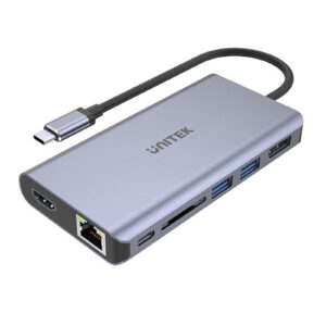 Unitek D1056A 7-in-1USB3.1Multi-PortHubwithUSB-CConnector.Includes1xHDMIPort