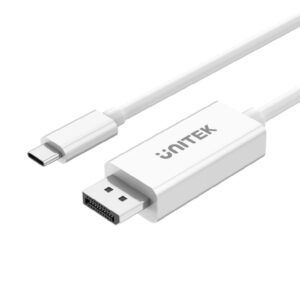 Unitek V400A 1.8m 4K 60Hz USB-C to DisplayPort 1.2 Cable - Convert USB Type-C to DisplayPort interface - Plug and play Support - DisplayPort Alternate Mode - NZ DEPOT