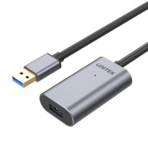 Unitek Y-3004 5m USB3.0 Extension Cable with Built-in Extension Chipset. Aluminium Designed Housing