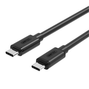 Unitek Y-C477BK 1M USB3.0 Type-C Male to Type-C Male cable OD: 4.0mm Colour Black