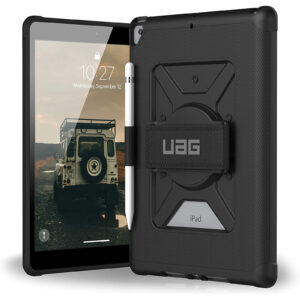 Urban Armor Gear Metropolis Rugged Case with Hand Strap for iPad 10.2" (9/8/7th Gen) -Black - NZ DEPOT