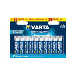 VARTA Long Life Power Alkaline Batteries AA 20 Pack