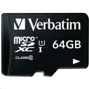 VERBATIM 44084 Micro SDXC 64GB (Cls 10 UHS-I) w adaptr - NZ DEPOT