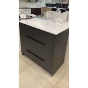 Buy Vanity - Etham Series 900mm - Black Online - Vanities - Freestanding - Square Basin - 1 - NZ Depot Delivery