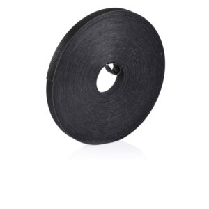 Velcro VEL58784 QWIK 19mm Continuous 22.8m Cable Roll Custom Cut to Length Self engaging reusable infinitely adjustable Easy cable management Black colour NZDEPOT - NZ DEPOT