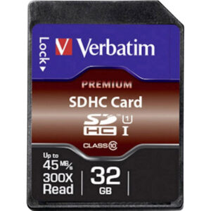 Verbatim 43963 Premium 32GB SDHC Card Class 10 10MB/s - NZ DEPOT