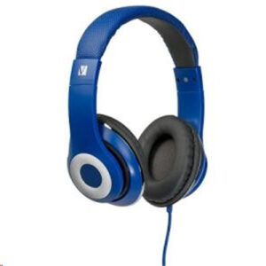 Verbatim Classic V-100C Wired Over-Ear Headphones - Blue - NZ DEPOT